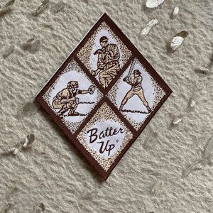 Vintage Batter Up Patch